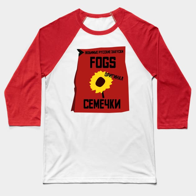 FOGS semechki Red Original Baseball T-Shirt by FOGSJ